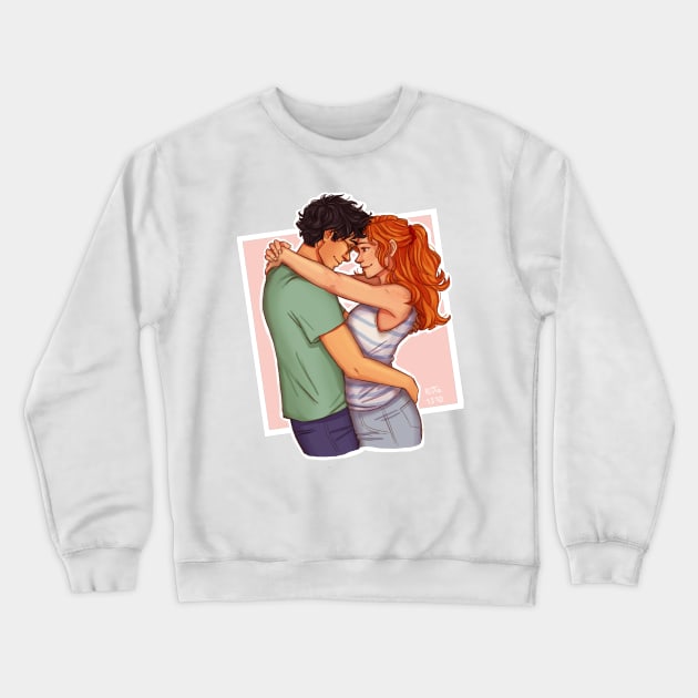 First Kiss Starco Crewneck Sweatshirt by ritta1310